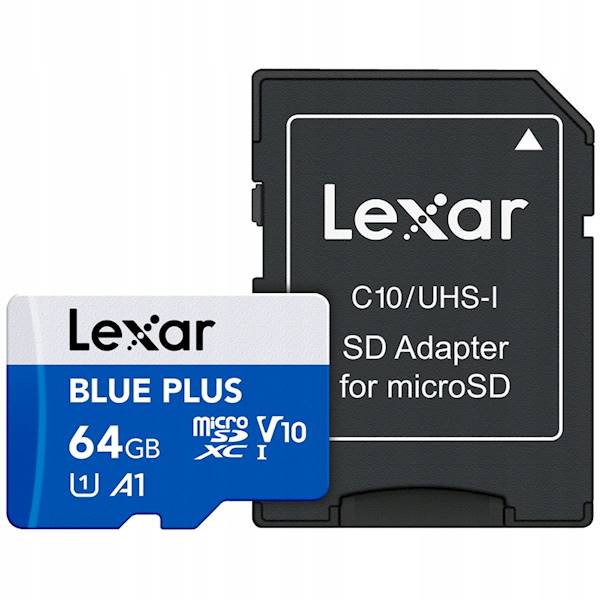 Karta pamięci LEXAR 64 GB BLUE