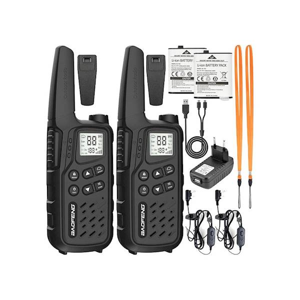 BAOFENG BF-25E BLACK Twin Pack PMR