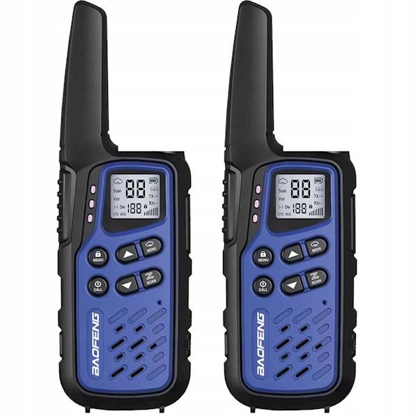BAOFENG BF-25E DARK BLUE Twin Pack PMR