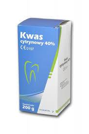 KWAS CYTRYNOWY 40% 200G