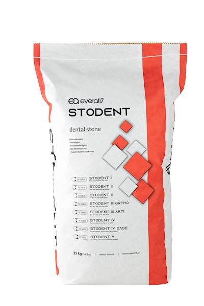 GIPS STODENT II BIAŁY  25KG.