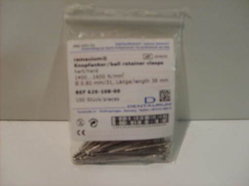 KLAMRA KULKOWA 0,9mm REMANIUM 100szt