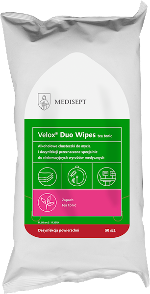 VELOX DUO WIPES CHUSTECZKI 50SZT FLOW PACK