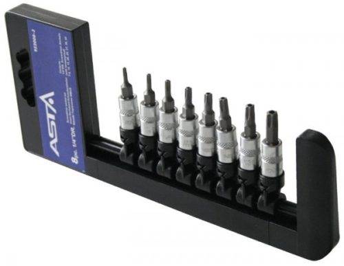 BIT SET-8 1/4'' S NASADKI TORX 1/4'' ASTA