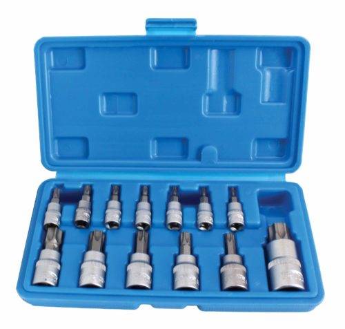 S-A13WT ZESTAW NASADEK TORX 1/4″ 3/8″ 1/2″ 12 SZT Z OTWOREM SATRA