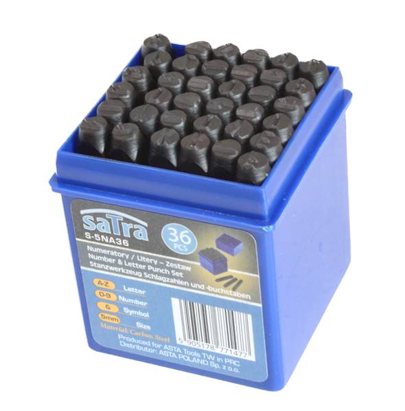 S-5NA36 ZESTAW NUMERATORÓW 5 MM 36 SZT SATRA