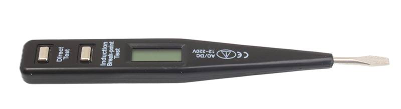S-VT250V CYFROWY TESTER NAPIĘCIA LCD AC/DC 12-250V SATRA