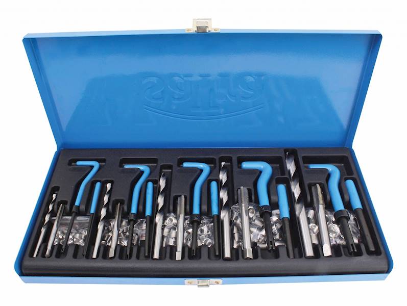 S-X38SET ZESTAW DO NAPRAWY GWINTÓW M5/M6/M8/M10/M12 SATRA