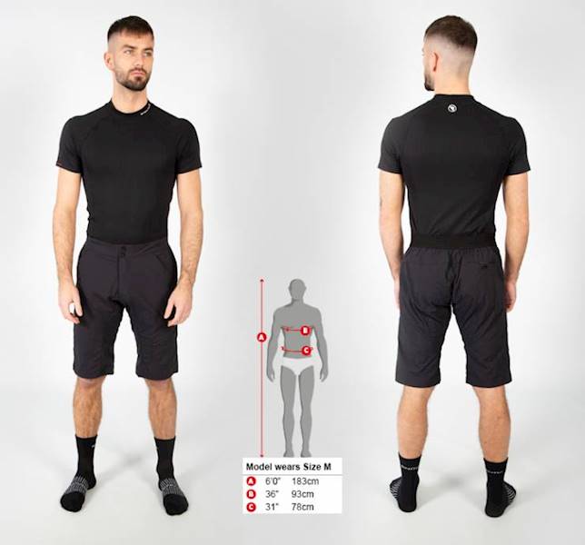 SZORTY ENDURA HUMMVEE LITE BLACK M