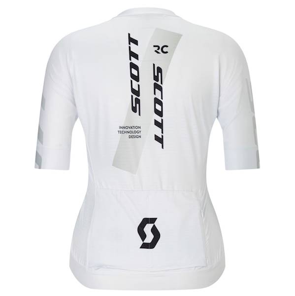 KOSZULKA SCOTT W RC PRO SS WHT/SPRGRY L