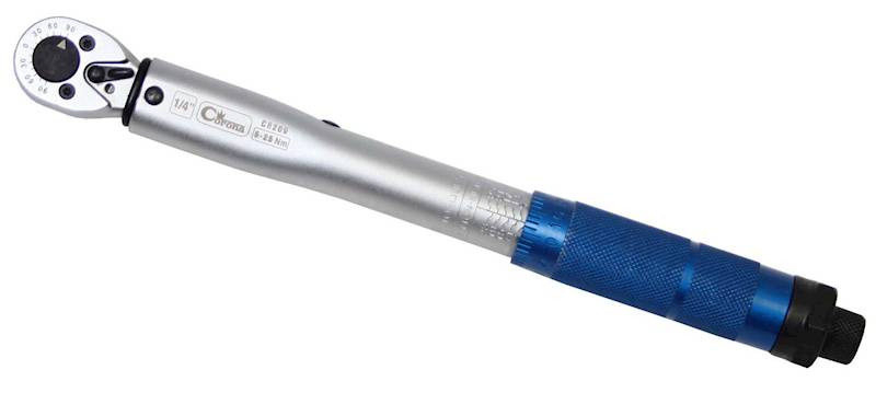 KLUCZ DYNAMOMETRYCZNY 1/4" 5-25Nm Z KALIBRACJĄ C8209