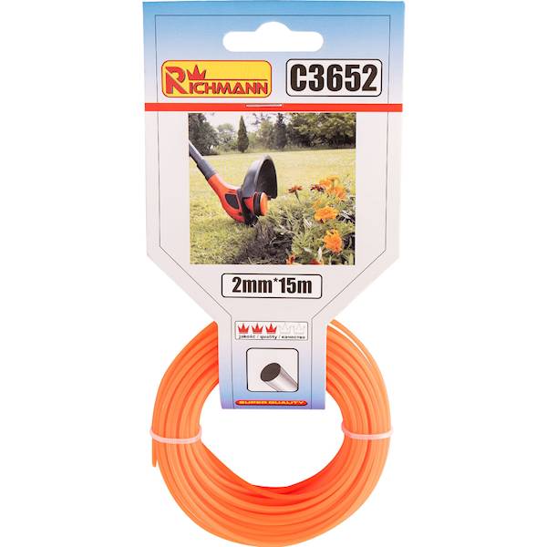 ŻYŁKA DO PODKASZARKI "OKRĄGŁA" 2mm*15m RICHMANN C3652
