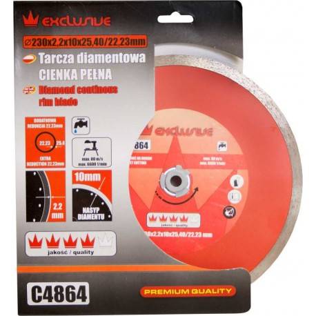 TARCZA DIAMENTOWA GLAZURA CIENKA 250 25,4/22,2 C4865