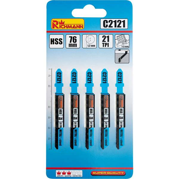 BRZESZCZOT DO WYRZ. METAL "T" HSS 76MM,21 TPI (T118A) C2121