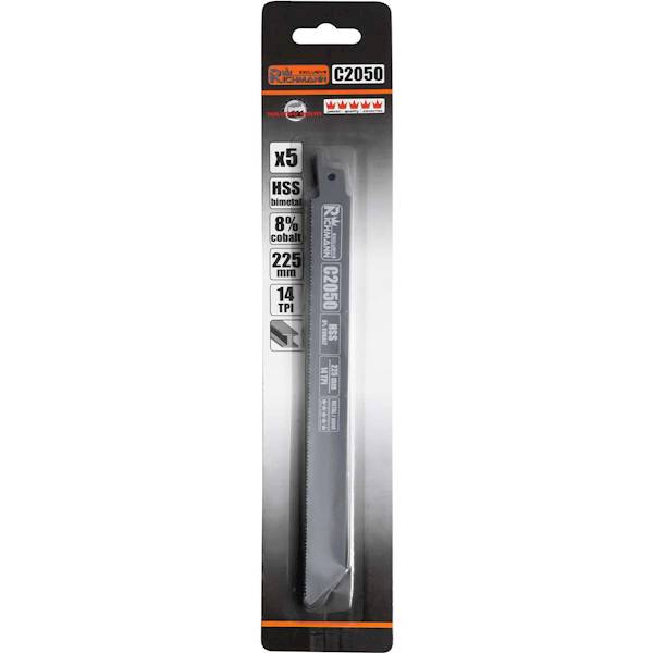 BRZESZCZOT DO LISICY DO METALU HSS-KOBALT 225mm 14 TPI KPL 5szt RICHMANN C2050