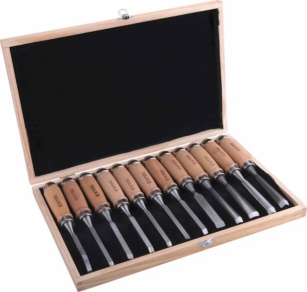 DŁUTA RZEŹBIARSKIE 12szt.PROFI " EXTOL PREMIUM " 8812405