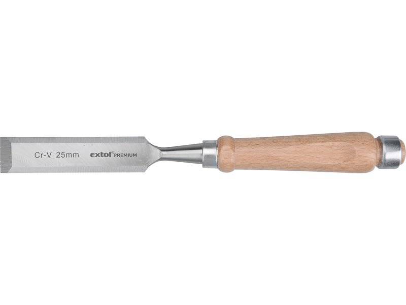 DŁUTO PROFI 25mm  DREWNIANA RĄCZKA