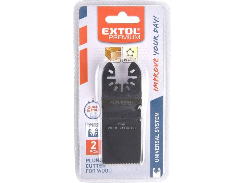 BRZESZCZOT DO URZĄDZENIA WIELOFUNKCYJNEGO DREWNO/PLASTIK 34mm 2szt. " EXTOL PREMIUM " 8803852
