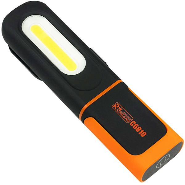 LAMPA INSPEKCYJNA AKU. 3W + 2 LED MAGNETYCZNA, UCHYLNA PODSTAWA RICHMANN C6810