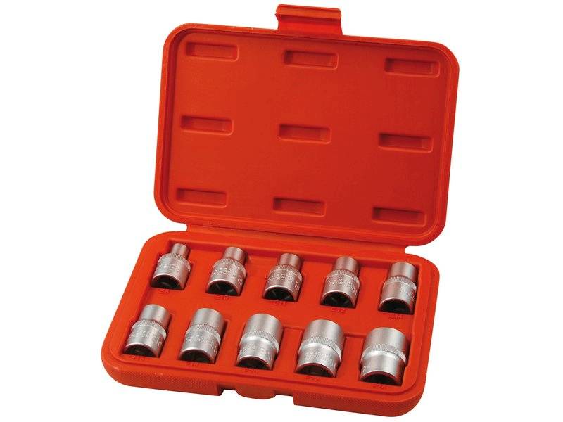 ZESTAW NASADEK TORX 10el. E8-24 "EXTOL" 8818128