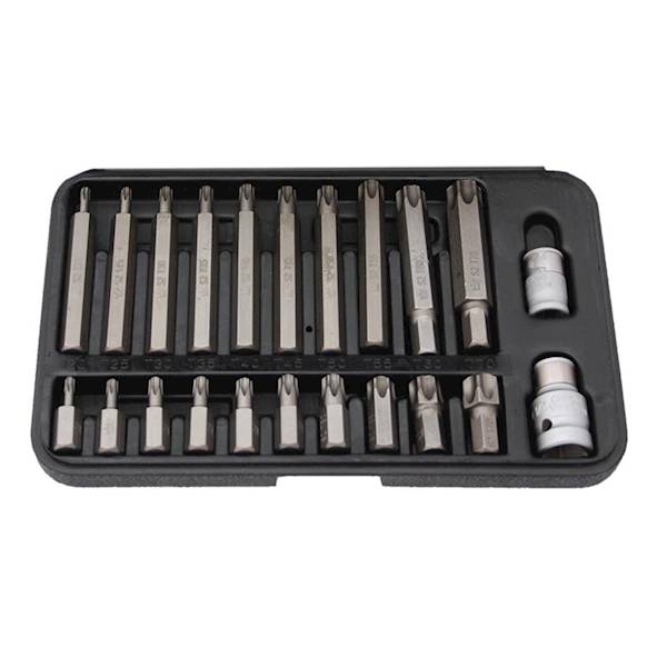 ZESTAW BITÓW TORX T20-T70 "CORONA" 22 ELE. C6937