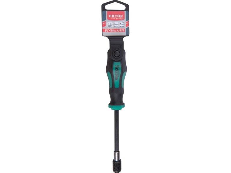 WKRĘTAK DO BITÓW 1/4" Z BLOKADĄ " EXTOL PREMIUM " 8819219