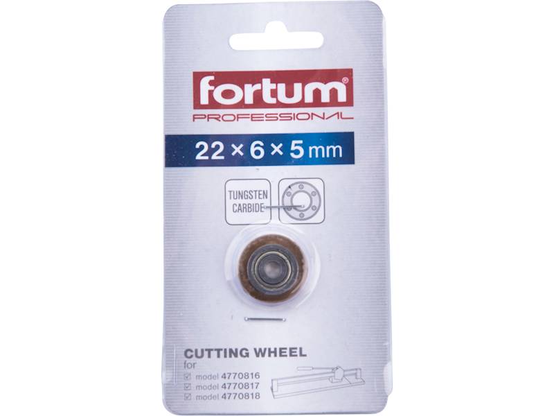 KÓŁKO DO CIĘCIA GLAZURY 22x6X5mm  FORTUM DO MASZYNEK X 4770815