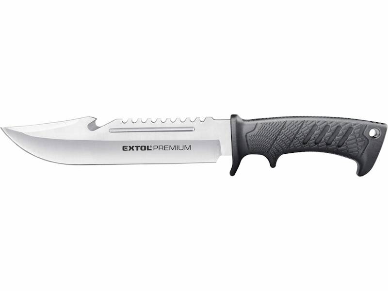 NÓŻ MYŚLIWSKI Z KABURĄ 318 mm STAL NIERDZEWNA " EXTOL " 8855322