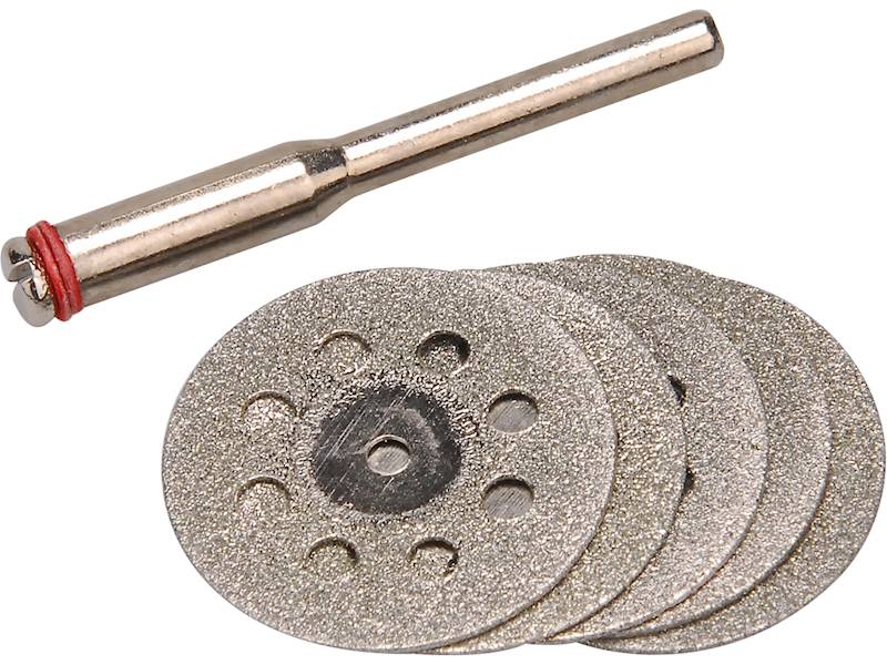 TARCZA DIAMENTOWA + UCHWYT 6 szt. DO MINISZLIFIERKI EXTOL 73421