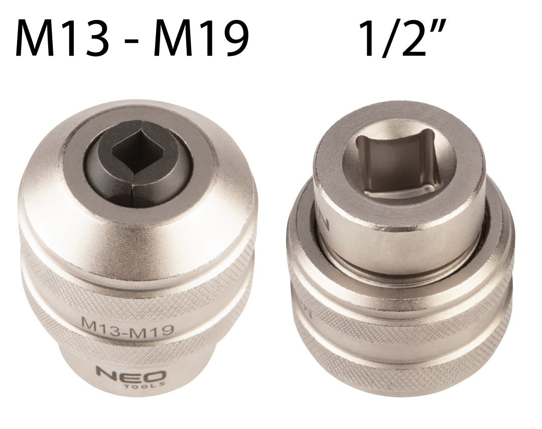 ADAPTER DO GWINTOWNIKÓW, 1/2" M13-M19   "NEO"