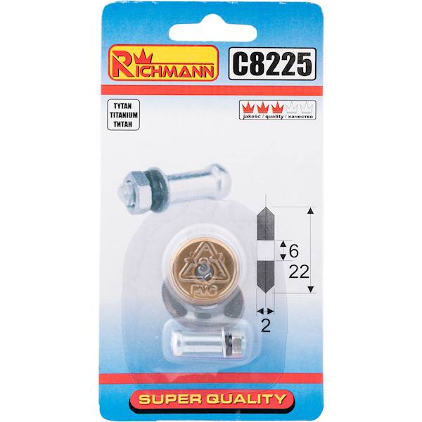 KÓŁKO DO CIĘCIA GLAZURY 22 x 6 x 2 mm TYTANOWE C8225
