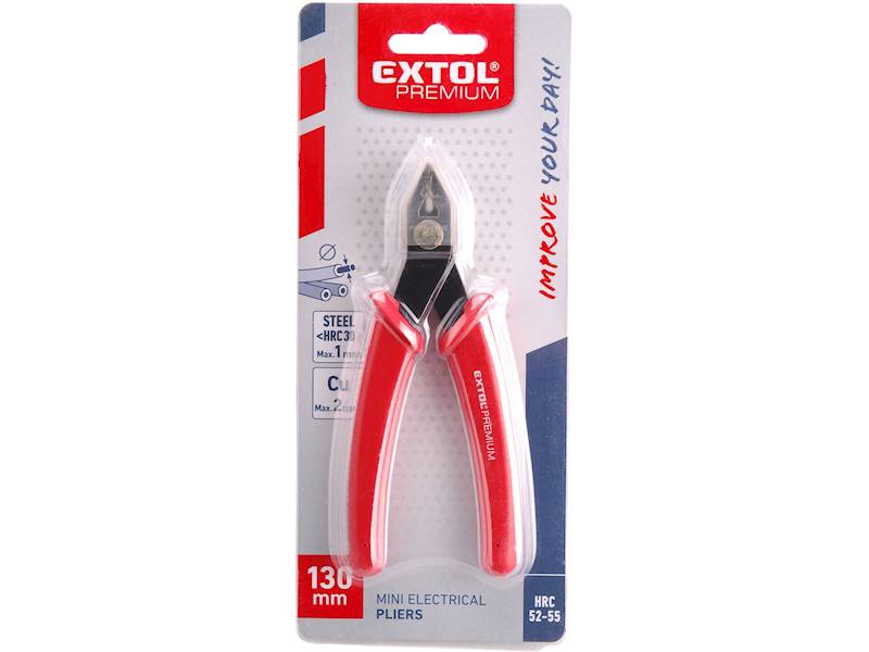 SZCZYPCE ELEKTROTECHNICZNE MINI BOCZNE 130mm " EXTOL " 8831110