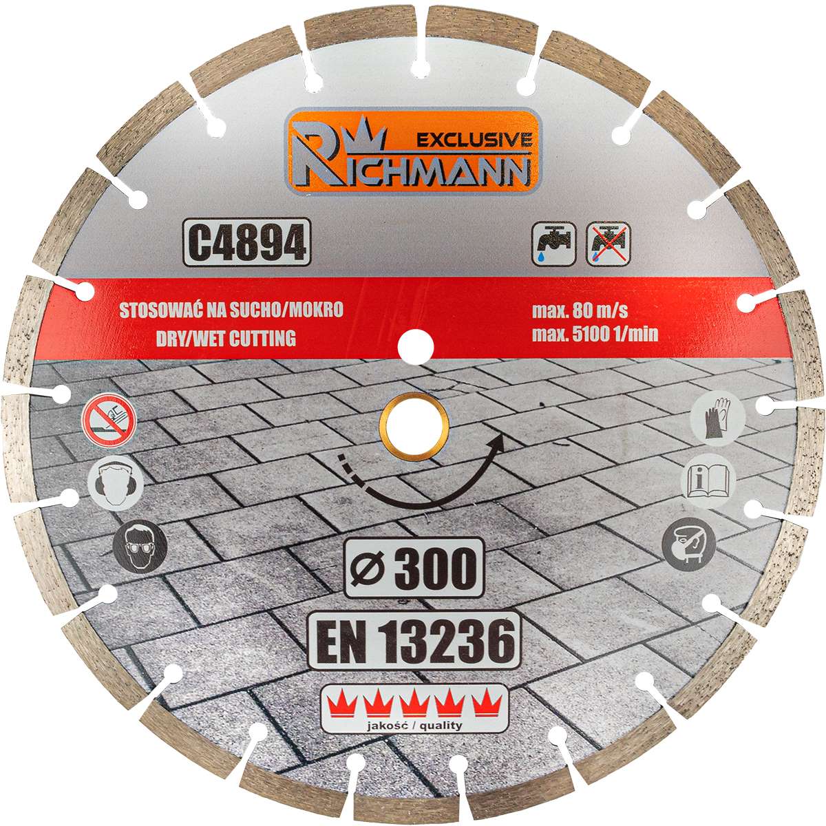 TARCZA DIAMENTOWA 300x25,4 RICHMANN C4894