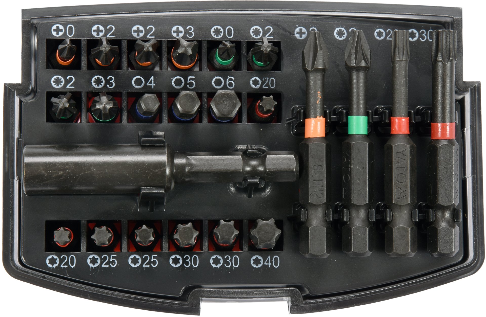 UDAROWE KOŃCÓWKI ŚRUBOKRĘTOWE 23 SZT " YATO "