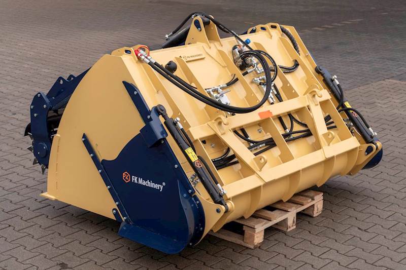 Szufla ślimakowa do zadawania paszy z frezem 1.6m