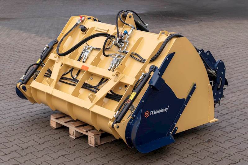 Szufla ślimakowa do zadawania paszy z frezem 1.6m