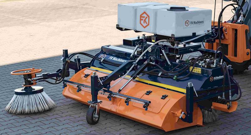 Zamiatarka szczotkowa 1,8m TANK BRUSH HYDRO