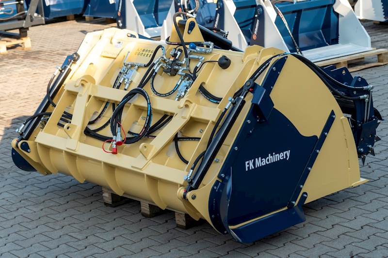 Szufla ślimakowa do zadawania paszy z frezem 2.0m