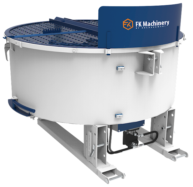 Betoniarka mieszalnik 1200L napęd hydrauliczny