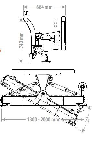 Pług śnieżny prosty lekki 1.5m EURO/TUZ II