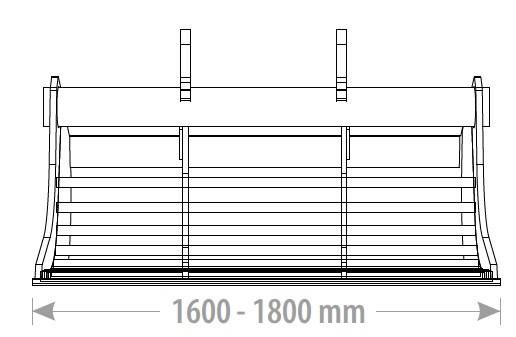 Łyżka do przesiewania 1600mm 14-18T