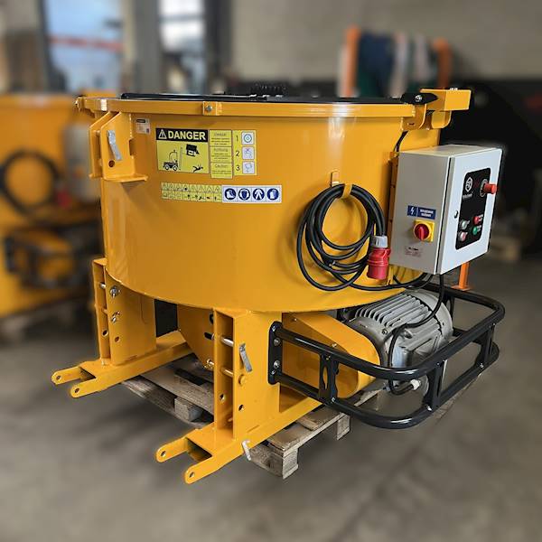 Betoniarka mieszalnik 800L napęd elektryczny 15kW