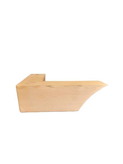 Noga buk natura  narożna 150x150 h50mm 