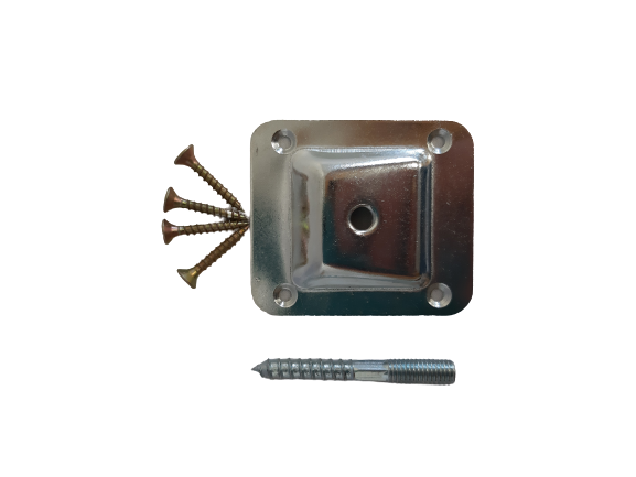 Blacha Montażowa kątowa PROSTOKĄT 65x58 mm