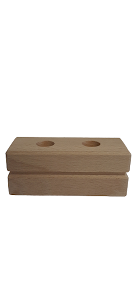Noga buk natura prostokątna frez 100x40 h 40 mm