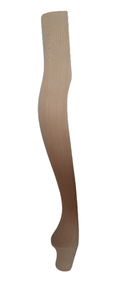 Noga drewniana buk Ludwik  45x45/35x35 h 460 mm