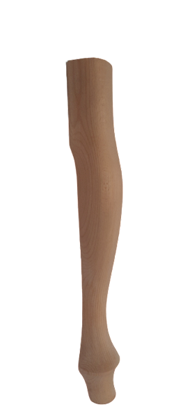 Noga drewniana buk Ludwik  45x45/35x35 h 460 mm