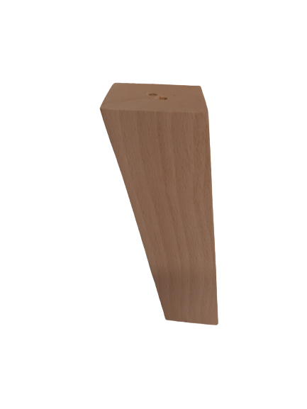 Noga buk natura klin kątowy 60x60/40x40 h 150 mm