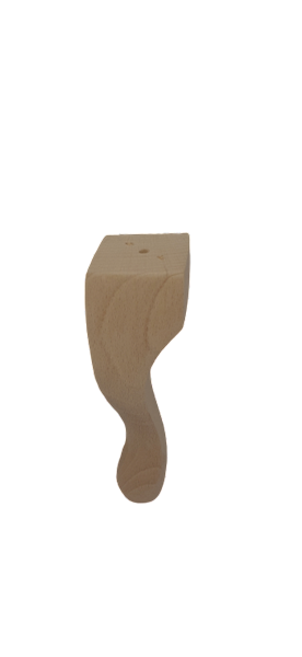 Noga drewniana buk Ludwik 55x55/fi 35mm h 180 mm
