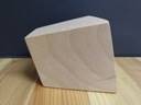 Noga buk natura klin dwustronny 80x60 h 80 mm